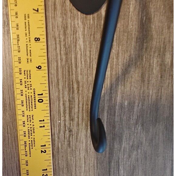 PartyLite Hearthside Wall Sconces Pair Black Metal Candle Holders P7776 Scroll - Picture 7 of 12